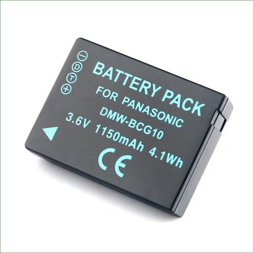 DMW-BCG10 BCG10E BCG10PP Digital Camera Battery For Panasonic DMC-ZS20 ZS25 TZ6 TZ7 TZ8 TZ10 TZ18 TZ20 TZ30 TZ35 ZX1 ZX3