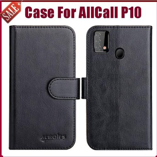 Hot! AllCall P10 Case 6.26" Fashion 6 Colors Flip Soft Leather Wallet Cover For AllCall P10 Case Card Solts Fundas