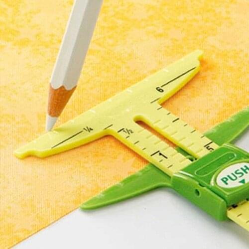 5-IN-1 SLIDING GAUGE WITH NANCY Measuring Sewing Tool Patchwork Tool Ruler Tailor Ruler Tool Accessories Home Use
