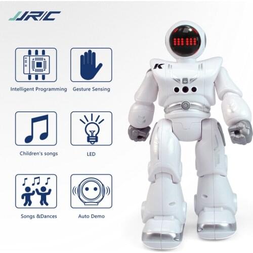JJRC R18 Smart Programming Automatic Intelligent RC Robot for Children Gesture Sensor Presentation RC Toys Music Songs Lighting