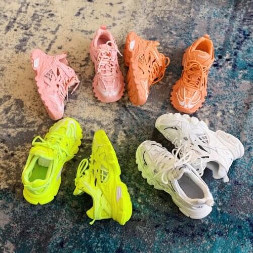 Good Quality Candy Color Trifle Platform Shoes For Ladies Summer Women Sport Sneakers