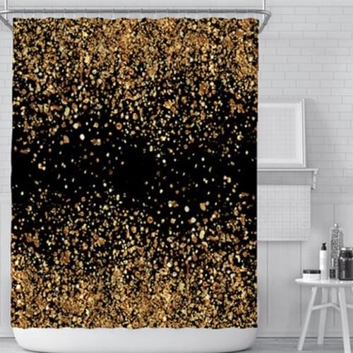 New creative digital printing shower curtain waterproof polyester shower curtain customized