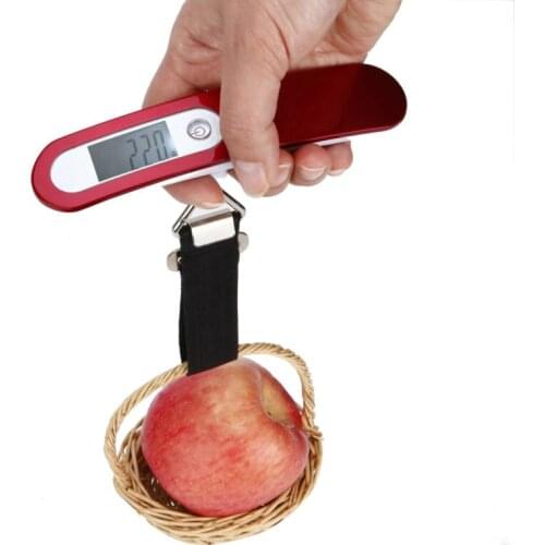 20pcs/lot Durable Pocket Portable 50kg/10g LCD Digital Electronic Hook Belt Luggage Hanging Scale Backlight Balance Weighing