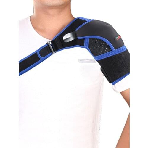 Four-Direction Adjustable Breathable Shoulder Support Brace Guard Men And Women Universal Gym Sports Shoulder Support Strap