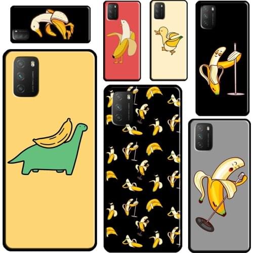 Memes Cartoon Funny Banana Case For POCO M3 Pro F3 X3 Pro Cover For Xiaomi Mi 11 Lite Ultra Mi 10T Pro Note 10 Lite