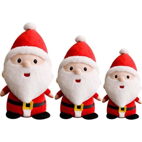 10-20 Inch Adorable PP Santa Claus Plush Doll Children Christmas