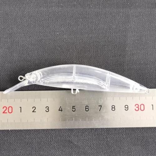 5pcs Unpainted Minnow bait Fishing Lure Body 105MM 24.6G Blank lures FREE EYE E410