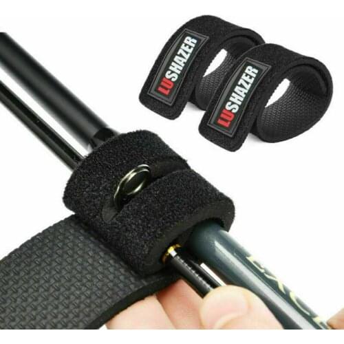 2pcs/set Elastic Fishing Rod Tie Strap Belt Tackle Accessories for Carp Fish Guide Ring Fishing Rod Holder Fishing Tools