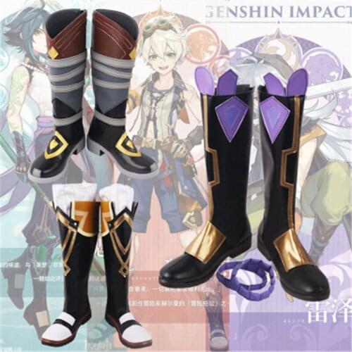 2021 New Game Genshin Impact RAZOR BENNETT XIAO Cos Shoes Cosplay Shoes