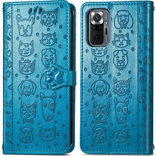 Anti-Slip Card Slot Fashion Cute Case for Xiaomi Redmi Note 10 Pro 9S 9A Mi 10T POCO X3 NFC F3 5G M3 Kickstand Leather Cover