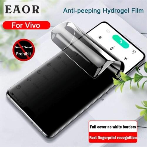 EAOR Full Cover Anti-Peeping Hydrogel Film for Vivo S6 S7 S9 NEX 3S X50 X60 X50 Pro Plus HD Anti-Spy Soft Film Screen Protector