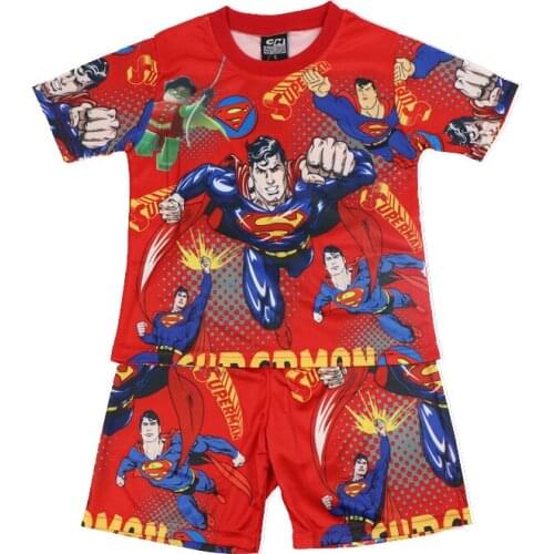 Disney Boys Sets Short Sleeve Cartoon Summer 2021 New Kids Clothing Suit Childrens Shorts Pajamas Outfits Clothes Casual 3-8 Y