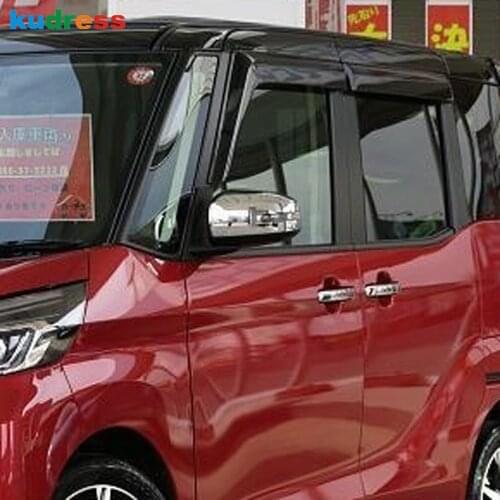 For Nissan Dayz B4 2019 2020 ABS Chrome Door Side Rearview Mirror Cover Trim Backup Mirror Cap Overlay Exterior Accessories