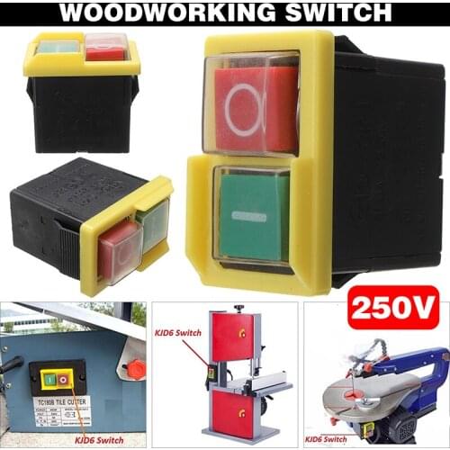 New Universal Replacement On/Off Switch Part 250V 4A IP54 5E4 Standard PVC Switch Waterproof For Woodworking Accessories