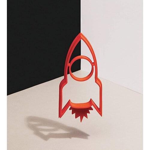 New Creative Rocket Silicone Pancake Mold Non-stick Egg Mold Kitchen Cooking Tools Omelette Mold Kitchen Baking Tools Cookware