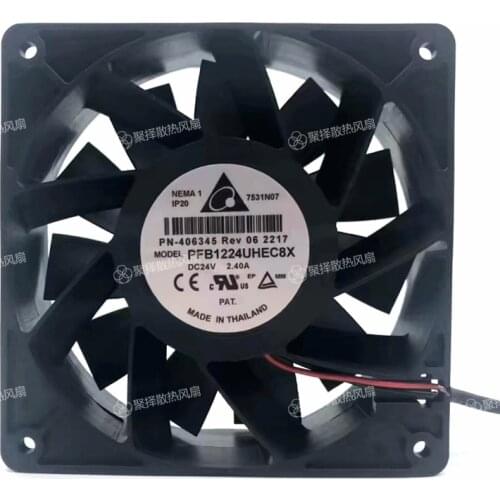 New Thai in PFB1224UHEC8X 12038 24 v 2.40 A large air volume inverter fan