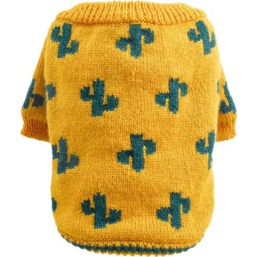 Cactus Pet Dog Clothes Winter French Bulldog Clothing For Dogs Pets Puppy Outfits Dog Sweaters Pet Coat