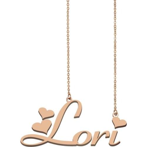 Lori Name Necklace , Custom Name Necklace for Women Girls Best Friends Birthday Wedding Christmas Mother Days Gift