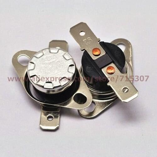 PHISCALE 5pcs KSD301 Normal Closed Thermostat Temperature Switch 92C degree 250V 10A