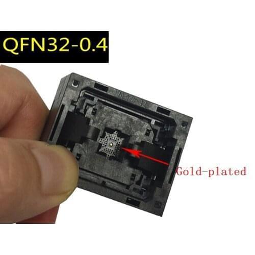 QFN32-0.4 Pressure Aging Seat NP506-032-039-SC-G Programming Seat IC Test Seat pin pitch 0.4mm