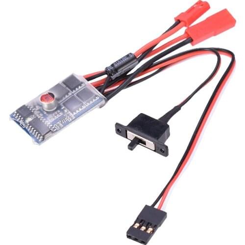 10A Brushed ESC Two Way Motor Speed Controller No Brake With forward and reverse function for 1/16 1/18 1/24 RC Car Tank Boat