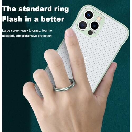 KISSCASE Silicone Phone Case For iPhone 12 12 Pro Max Shockproof Breathable Case For iPhone 11Protection Case with Phone Buckle