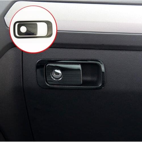 Car Styling Stainless Steel Gloves Box Handle Buckle Cover Trim For Volkswagen vw Tiguan L 2017-2020 Interior accessories