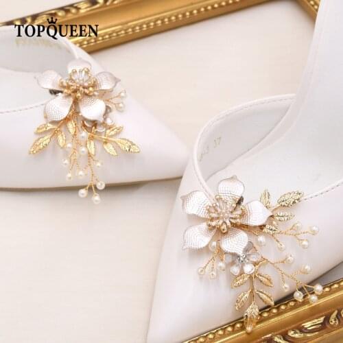 TOPQUEEN-X27 Shoe Clip Wedding Shoes Buckle Clip-on Women Bride High Heel Charms Fashion Luxury Decoration Imitation