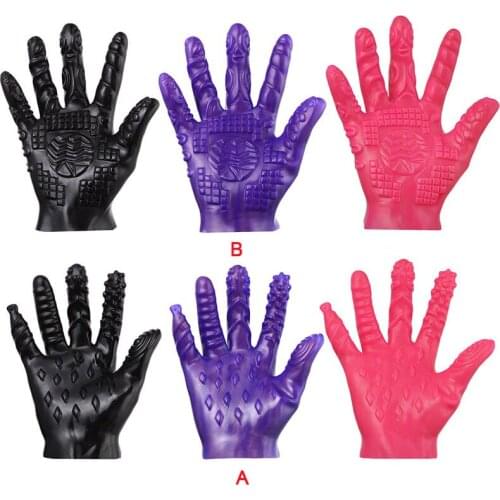 Magic Palm Hand Masturbator Sex Glove Female Masturbation Breast Nipple Vagina Massage Glove Couple Adult Games Flirting EK-New