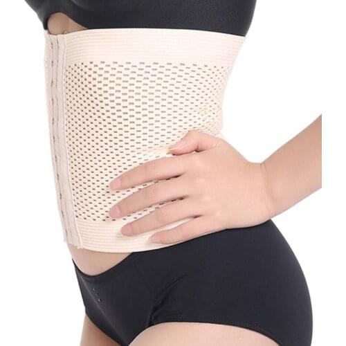 Breathable Tight Hollow out Ventilate Elastic Band Gather Collect Stomach Belly Corset Slimming Body