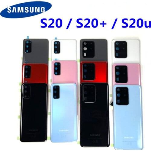 Back Glass For Samsung Galaxy S20 G980 S20+ Plus G985 S20 Ultra G988 S20U Back Panel Battery Glass Cover Rear Door Housing Case