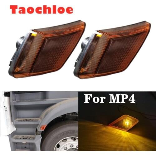 1pair Side Lights Cover For Mercedes-benz Arocs Corner lights case For Actros MP4 A7 A6 2545 1845 3245 4451 2020 1942 1851 1840