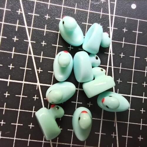 1pcs/lot resin solid blue duck cartoon 11mm fairy garden gnome moss terrarium decor crafts bonsai home DIY A112-15