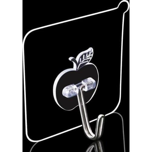 10 Pcs Strong Home Kitchen Hanger Transparent Suction Cup key holder Wall Hook For Bathroom Home crochet Wholesale