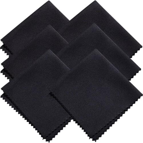 10 Pcs Fiber Cleaning Cloth 18x15cm Glasses Lens Cloth Wipes Microfiber Eyeglass Cleaning Cloth for Computer Mobile Phone Screen