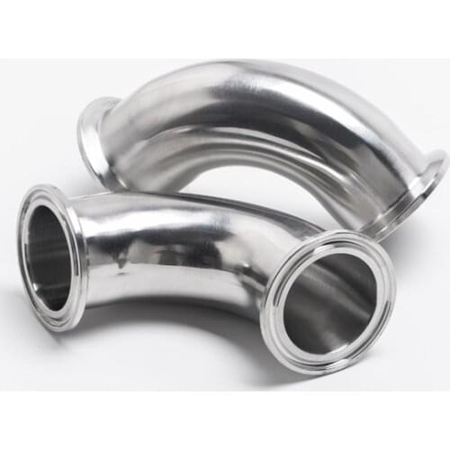 3/4” -11/2” Sanitary Stainless Tri Clamp 90 Degree Elbow Stainless Steel Elbow Clamped Elbow For Homebrewing
