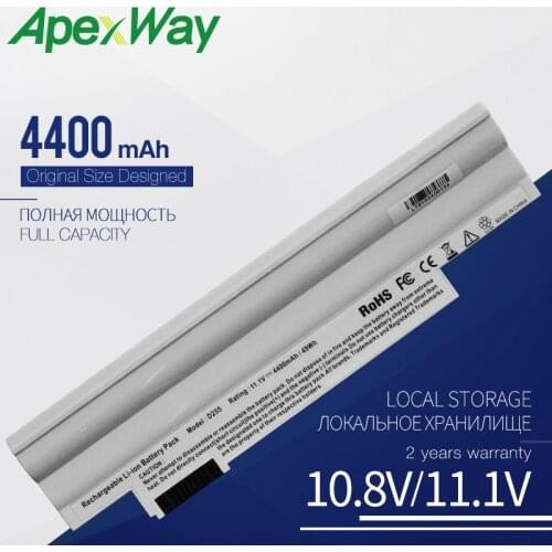 Apexway White11.1V Laptop Battery for Acer Aspire AL10A31 AL10B31 AL10G31 One 522 D255 722 D257 D255E D260 D270 AOD255 AOD260