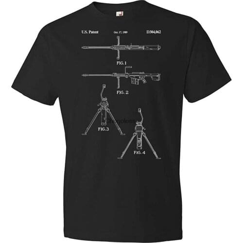 Barrett M82 M107 .50 Cal Rifle T-Shirt Sniper Gift Gun Store Tee Soldier Gift