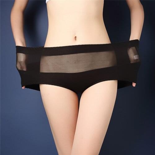 Ladies Underwear Briefs Woman Panties Sexy Lace Panty Transparent Briefs Plus Size