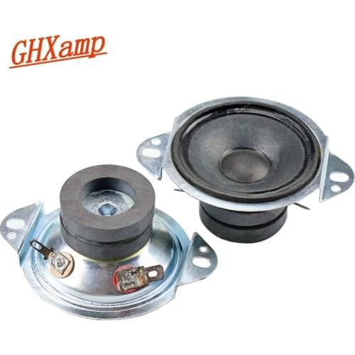 GHXAMP 2 Inch Portable Tweeter Speaker 8ohm 30W Treble loudspeaker Dual Magnetic For Laptop Desk Computer 2pcs