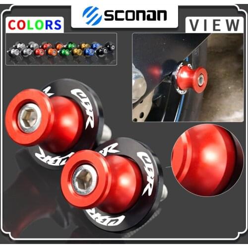 For HONDA CBR650R CB650R 2018 2019 2020 2021 Motorcycle Accessories M8 Swingarm Sliders Spools Stand Bobbins 8MM CBR CB 650R 650