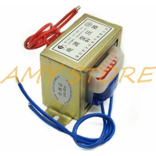 EI66*36 40W DB-40VA In 220V 50Hz Ferrite Core Out AC6V/9V/12V/15V/18V/24V Vertical Mount Electric Single Power Transformer