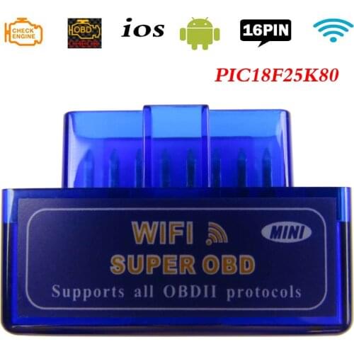 Elm-327 Obd2 Scanner Elm327 V1.5 Wifi OBD 2 Diagnostic Scanner For Car iOS OBDII ELM 327 v 1.5 Code Reader Diagnostic Tools