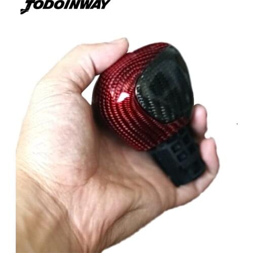 Customized gear shift knob shift lever replacement carbon fiber sport style interior accessories FOR toyota CHR 2018 2019 2020