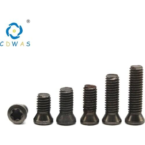 M2 M2.5 M3 M4 M5 M6 Insert Torx Screws Carbide Inserts Cutter Machine Bar Turning Tool Holder Screw CNC Lathe Tool Bolt