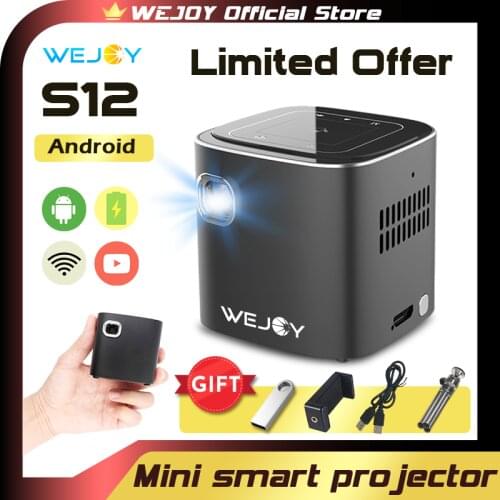Wejoy DL-S12 Pocket Cinema Projector Mini For Mobile Phone Beamer Celular Proyector Tactil Touch WiFi TV 4K Data Show Cinemood