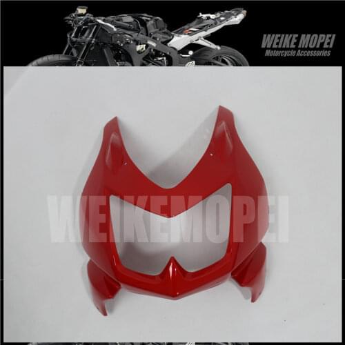Red Motorcycle Front Upper Fairing Headlight Cowl Nose Panlel Fit For Kawasaki Ninja250R EX250 2008 2009 2010 2011 2012