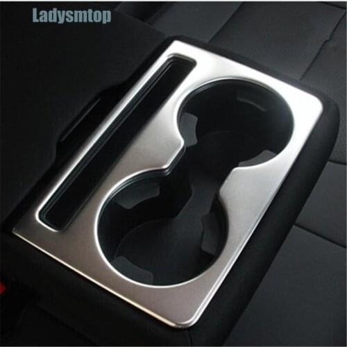 Ladysmtop Car Styling Rear water cup holder Decorative Sticker case For Mazda CX-5 CX5 2017-2018 auto Accessories