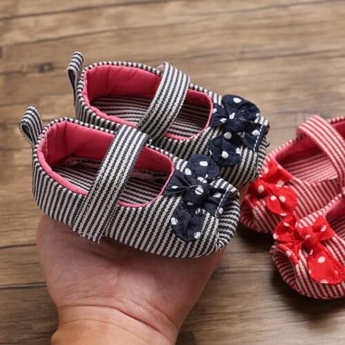 Summer Baby Girls Sandals Bow Fashion Cute Girl Shoes Cotton Soft Bottom Newborn Baby Sandals Prewalker 0-18M