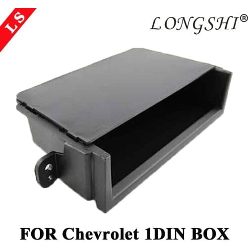 One 1 Din Car Stereo Radio Refitiing Storage Pocket Box Spacer for Chevrolet Mounting Trim Fascia Kit 1din